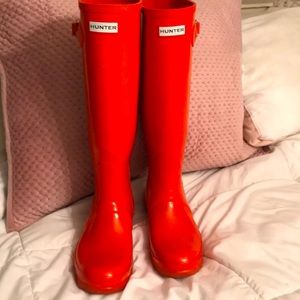Hunter boots. Size 8/39.